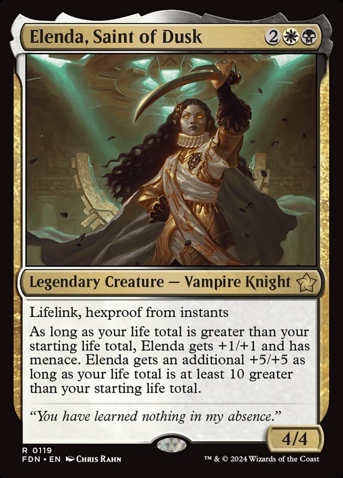 Elenda, Saint of Dusk 119/291 (Foundations)  | Good Games Modbury