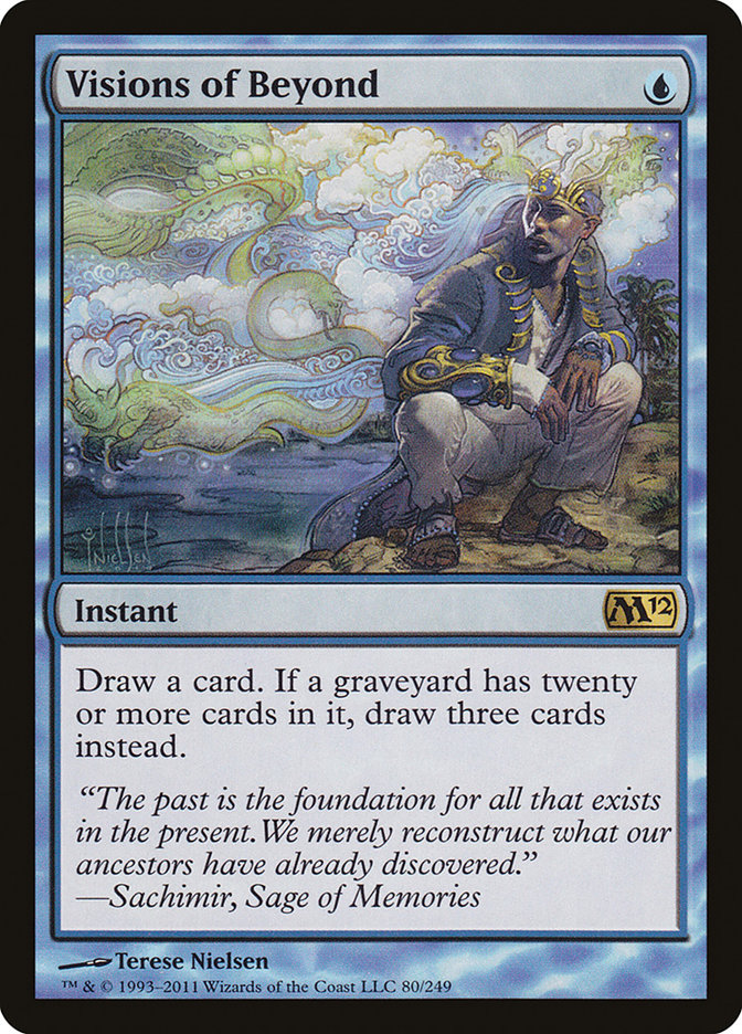 Visions of Beyond 80/249 (Magic 2012 (M12))  - Foil | Good Games Modbury