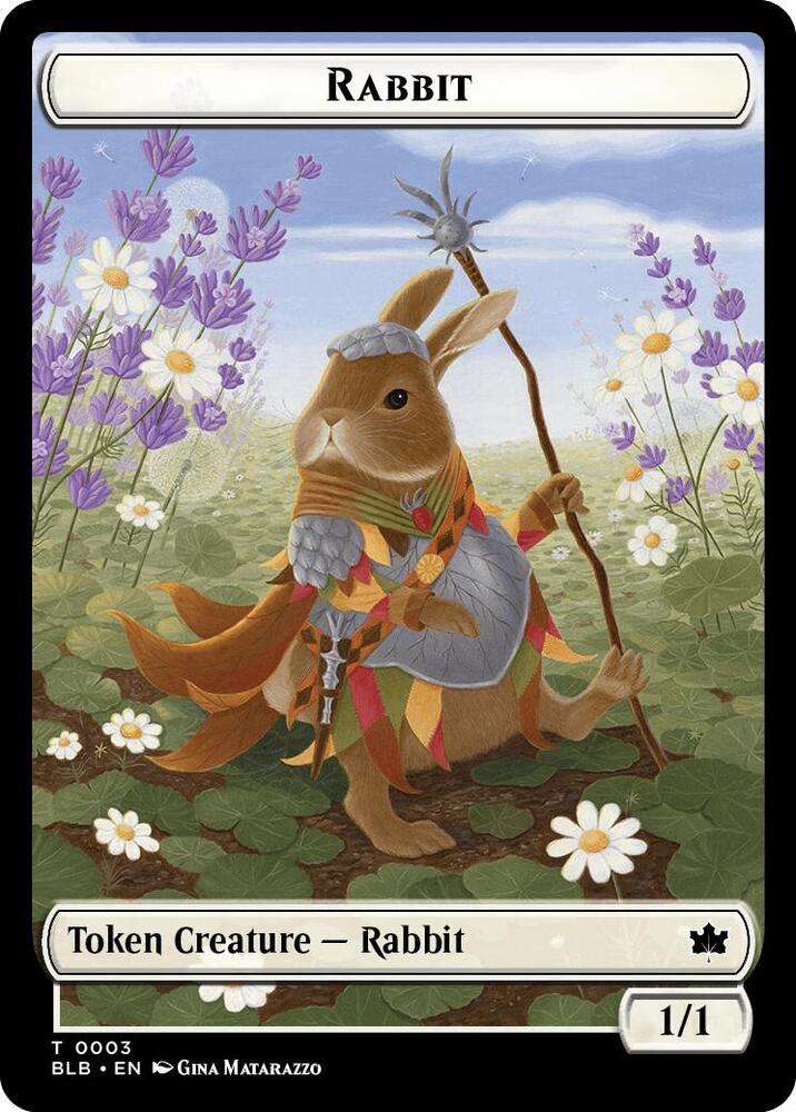 Rabbit Fish Double Sided Token 3 // 7 (Bloomburrow)  | Good Games Modbury