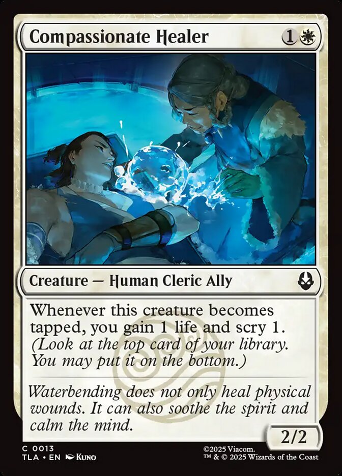 Compassionate Healer 13/286 (Avatar: The Last Airbender)  - Foil | Good Games Modbury