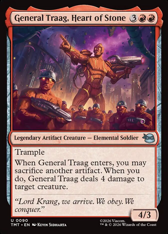 General Traag, Heart of Stone 90/190 (Teenage Mutant Ninja Turtles)  | Good Games Modbury
