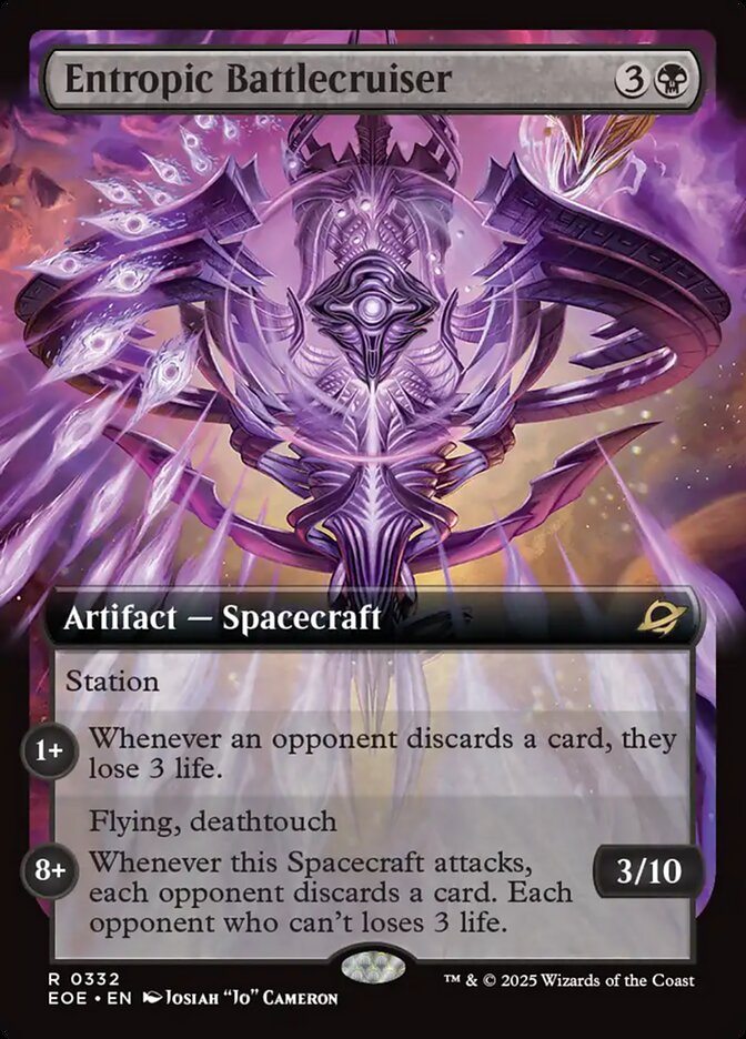 Entropic Battlecruiser 332 (Edge of Eternities)  - Extended Art | Good Games Modbury
