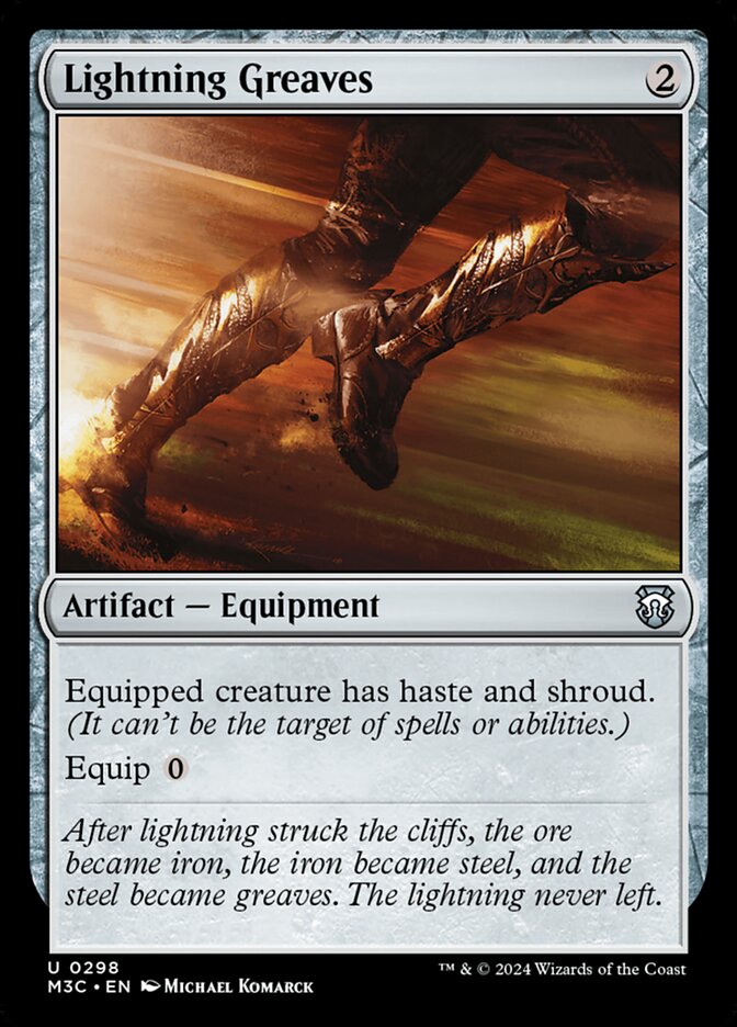 Lightning Greaves 298 (Commander: Modern Horizons 3)  | Good Games Modbury