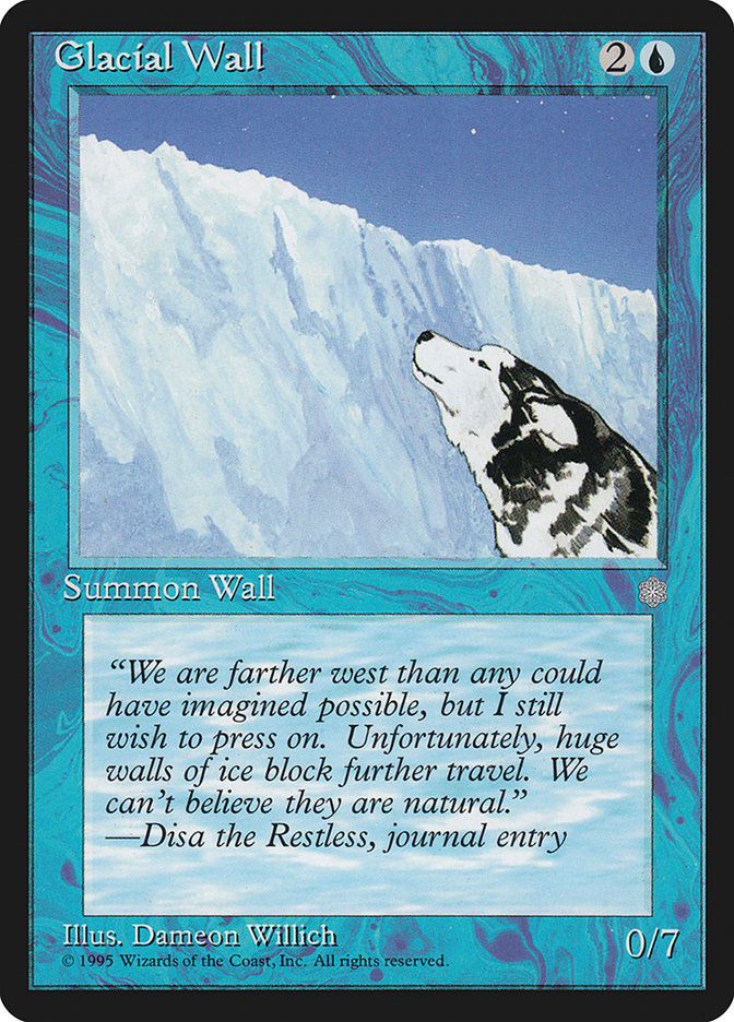 Glacial Wall 71/383 (Ice Age)  | Good Games Modbury