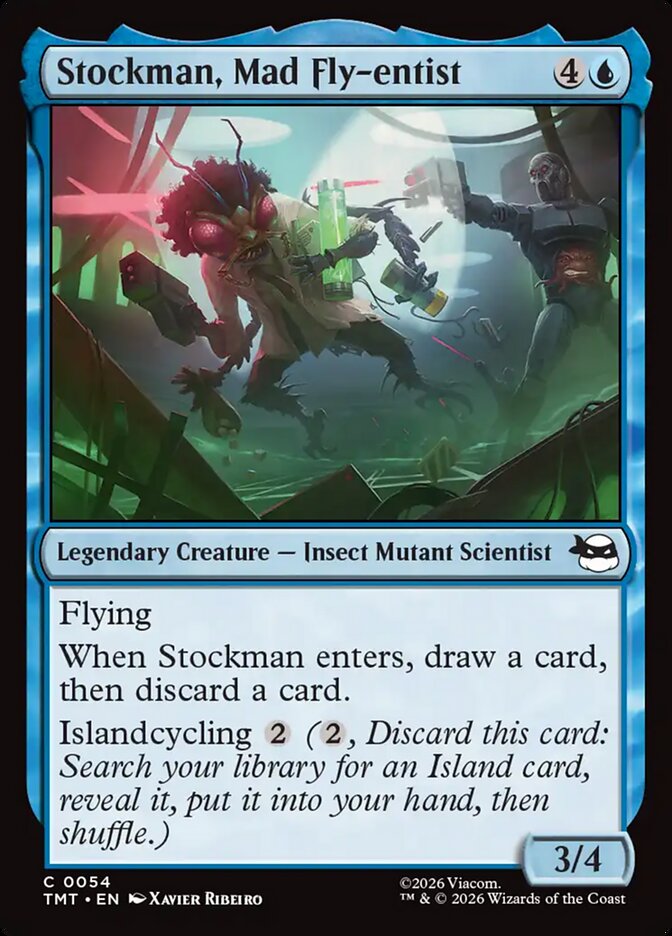 Stockman, Mad Fly-entist 54/190 (Teenage Mutant Ninja Turtles)  - Foil | Good Games Modbury