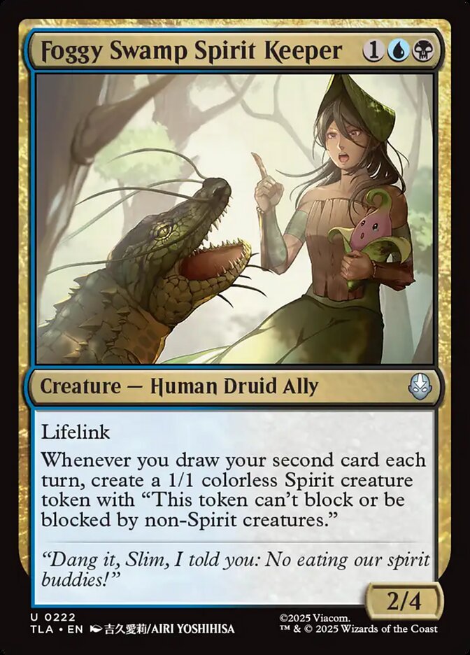 Foggy Swamp Spirit Keeper 222/286 (Avatar: The Last Airbender)  - Foil | Good Games Modbury