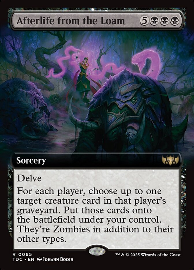 Afterlife from the Loam 65 (Commander: Tarkir: Dragonstorm)  - Extended Art | Good Games Modbury