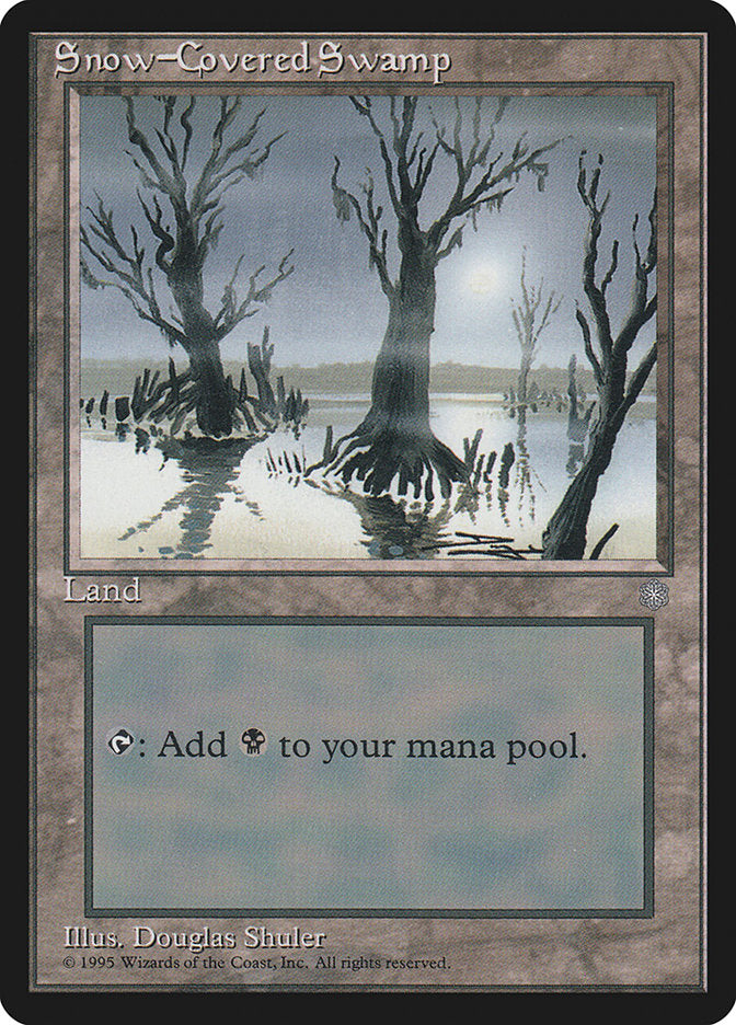 Snow-Covered Swamp 372/383 (Ice Age)  | Good Games Modbury