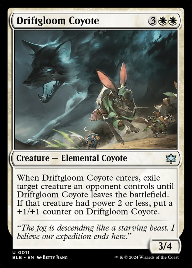 Driftgloom Coyote 11 (Bloomburrow)  | Good Games Modbury