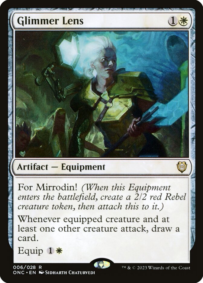 Glimmer Lens 6 (Commander: Phyrexia: All Will Be One)  | Good Games Modbury