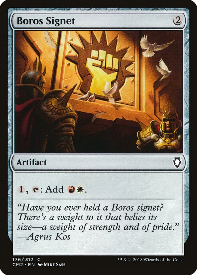 Boros Signet 176/312 (Commander Anthology Volume II)  | Good Games Modbury