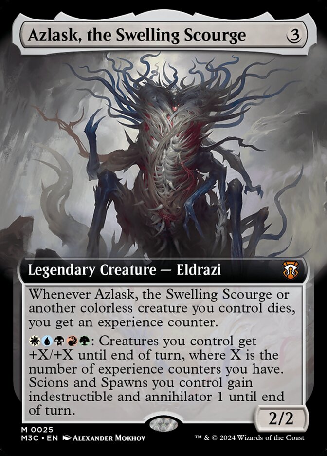 Azlask, the Swelling Scourge 25/411 (Commander: Modern Horizons 3)  - Extended Art | Good Games Modbury