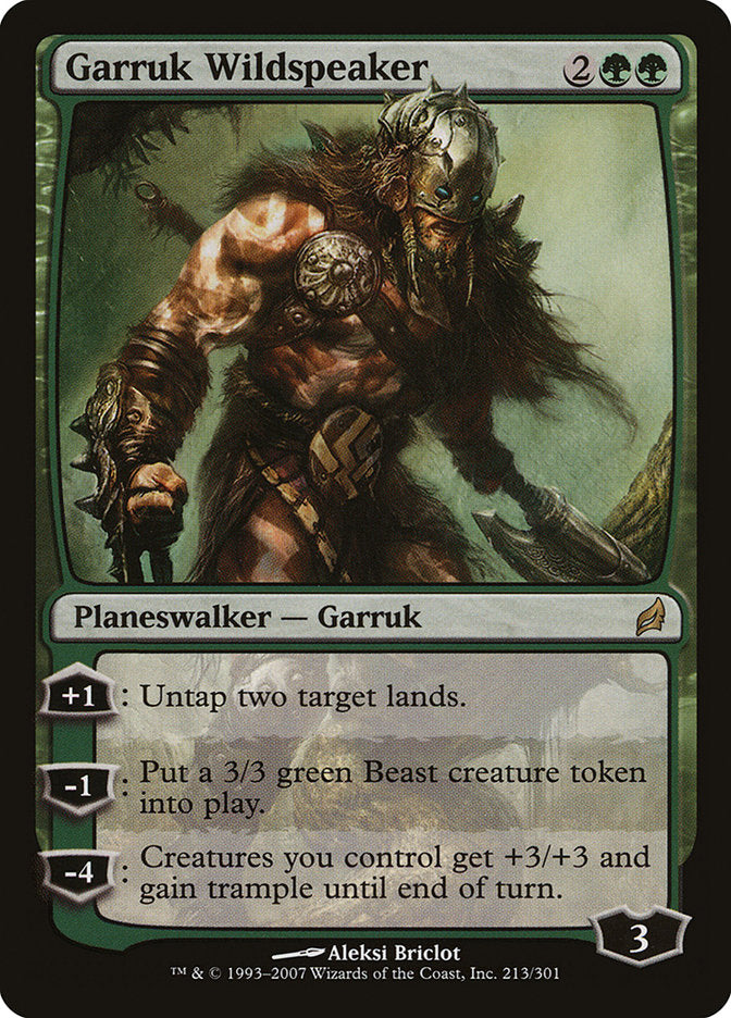 Garruk Wildspeaker 213/301 (Lorwyn)  | Good Games Modbury