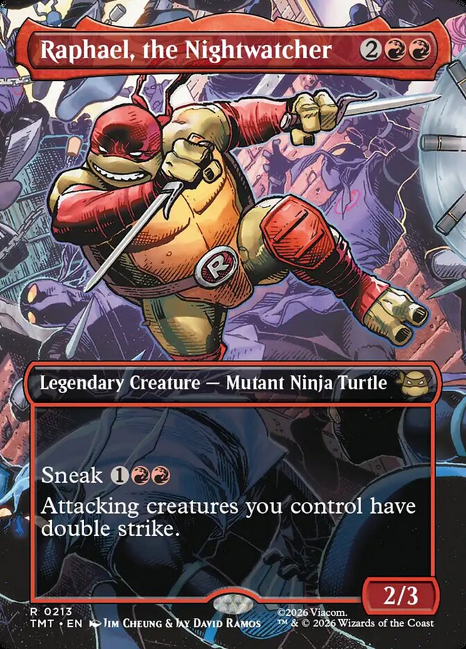 Raphael, the Nightwatcher 213/190 (Teenage Mutant Ninja Turtles)  - Borderless | Good Games Modbury