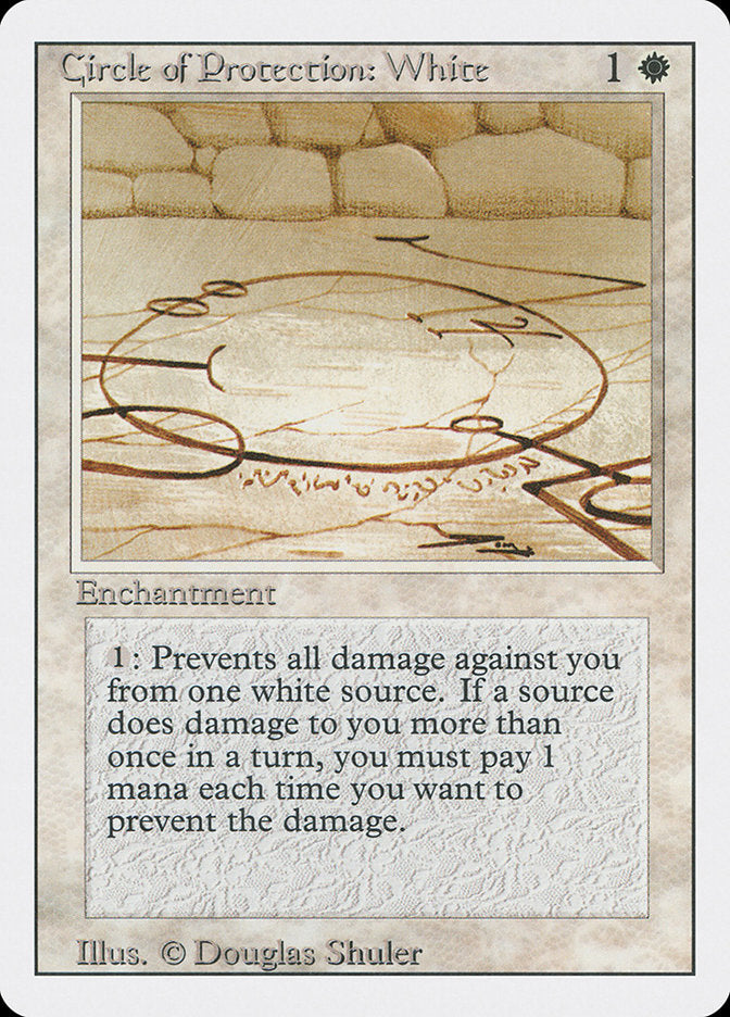 Circle of Protection: White 13/306 (Revised Edition)  | Good Games Modbury