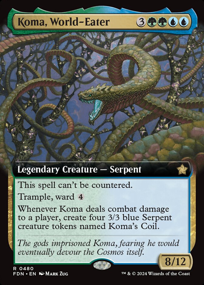 Koma, World-Eater 480/291 (Foundations)  - Extended Art | Good Games Modbury
