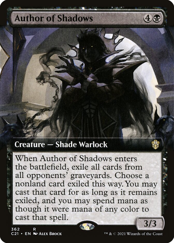 Author of Shadows 362/81 (Commander 2021)  | Good Games Modbury