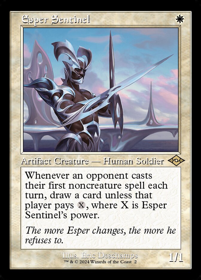 Esper Sentinel Retro Frame 2 (Modern Horizons 2)  - Foil | Good Games Modbury