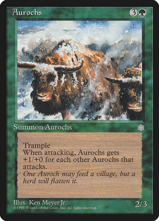 Aurochs 225/383 (Ice Age)  | Good Games Modbury