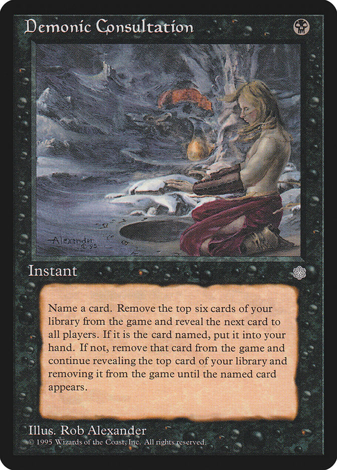 Demonic Consultation 121/383 (Ice Age)  | Good Games Modbury