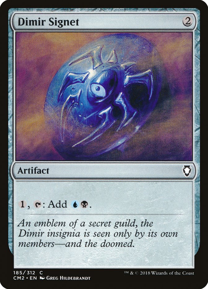 Dimir Signet 185/312 (Commander Anthology Volume II)  | Good Games Modbury