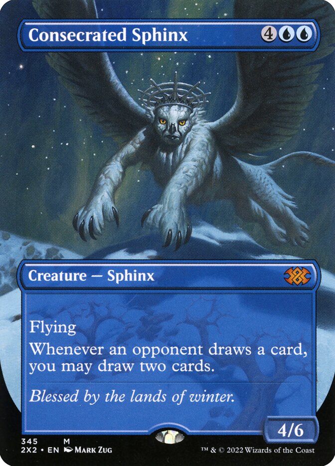 Consecrated Sphinx 345/331 (Double Masters 2022)  - Borderless | Good Games Modbury