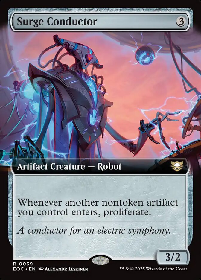 Surge Conductor 39/191 (Commander: Edge of Eternities)  - Extended Art | Good Games Modbury