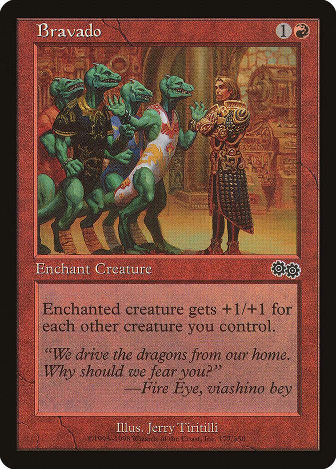 Bravado 177/350 (Urza's Saga)  | Good Games Modbury