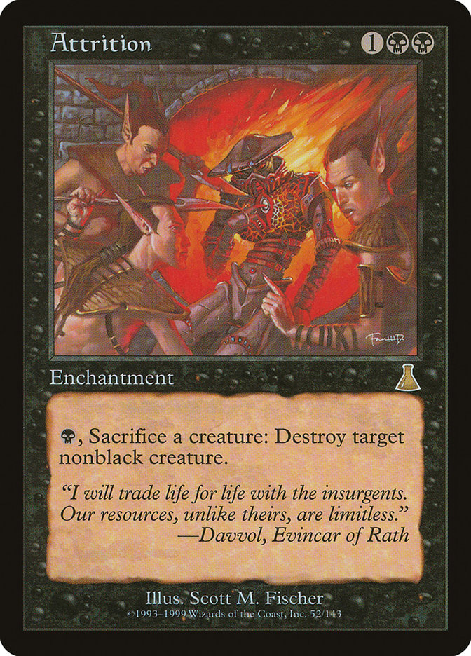 Attrition 52/143 (Urza's Destiny)  - Foil | Good Games Modbury
