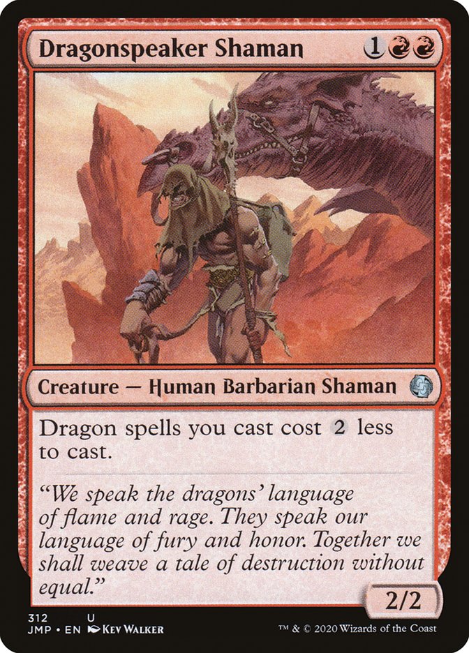 Dragonspeaker Shaman 312/495 (Jumpstart)  | Good Games Modbury