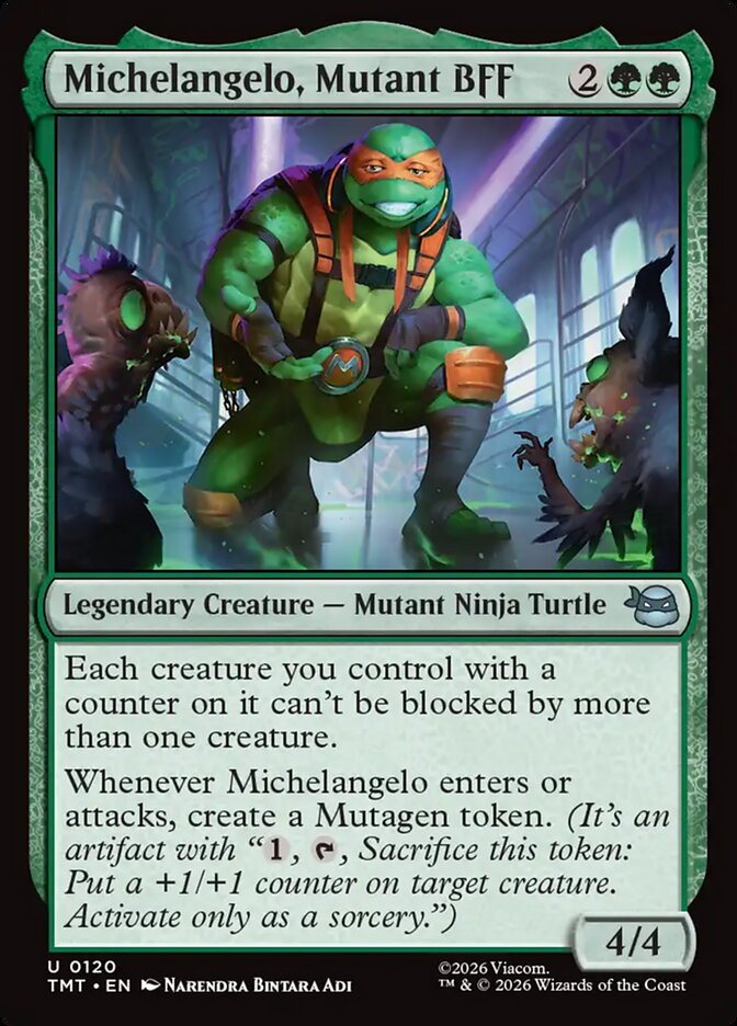 Michelangelo, Mutant BFF 120 (Teenage Mutant Ninja Turtles)  | Good Games Modbury