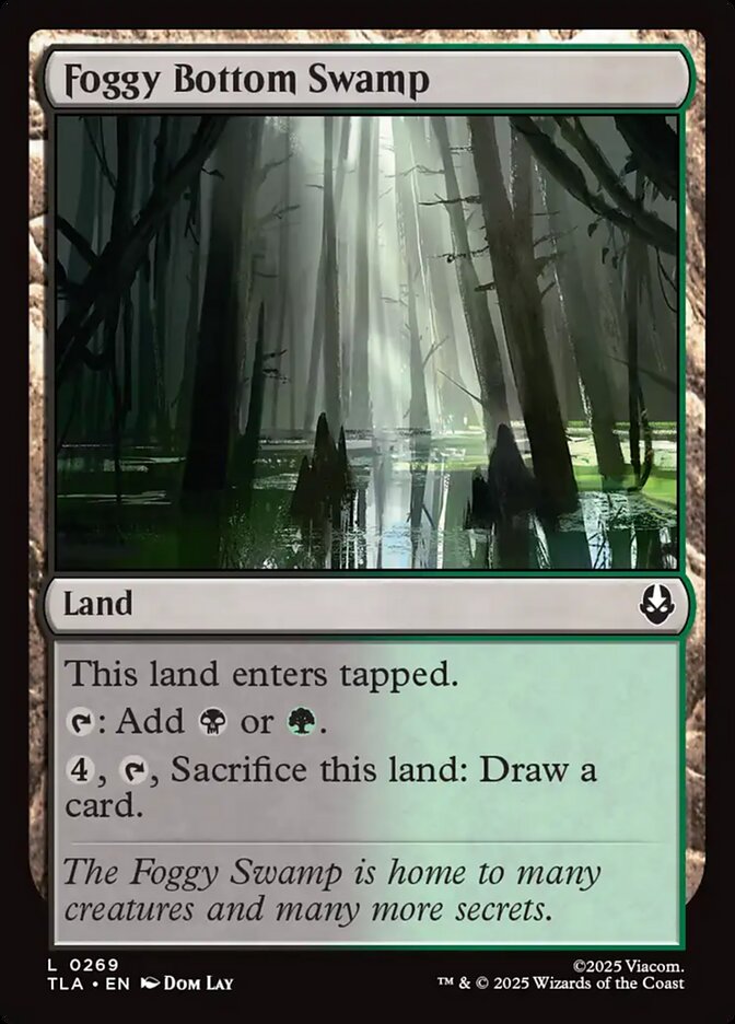 Foggy Bottom Swamp 269/286 (Avatar: The Last Airbender)  - Foil | Good Games Modbury