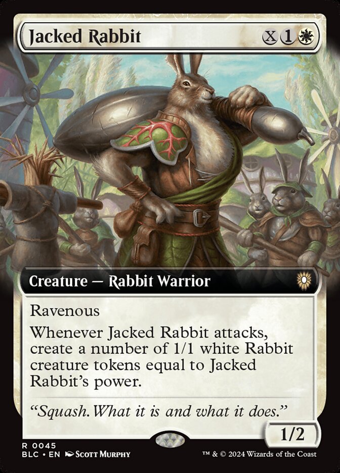 Jacked Rabbit 45/40 (Commander: Bloomburrow)  - Extended Art | Good Games Modbury