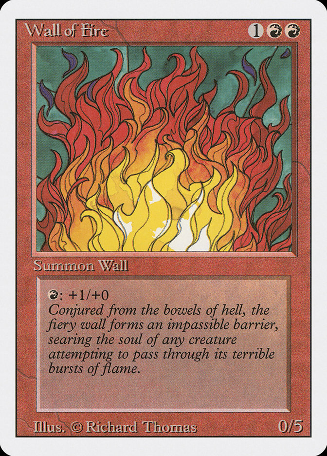 Wall of Fire 183/306 (Revised Edition)  | Good Games Modbury