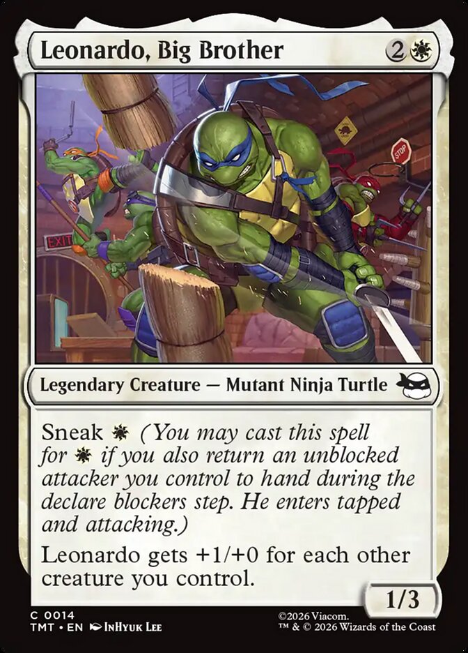 Leonardo, Big Brother 14 (Teenage Mutant Ninja Turtles)  - Foil | Good Games Modbury