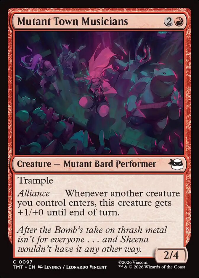 Mutant Town Musicians 97/190 (Teenage Mutant Ninja Turtles)  - Foil | Good Games Modbury