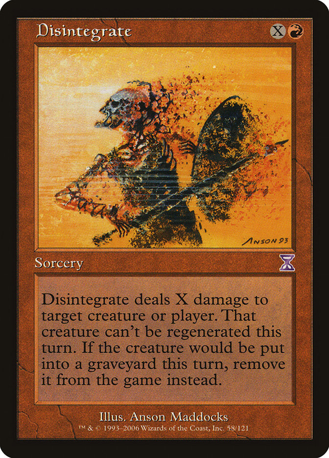 Disintegrate 58/121 (Timeshifted)  | Good Games Modbury