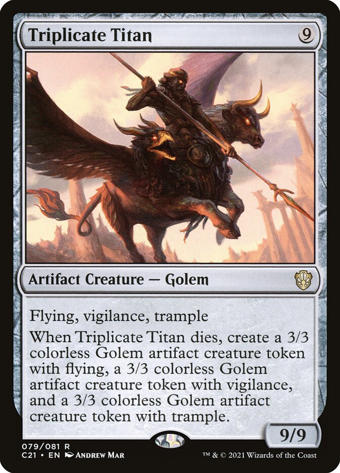 Triplicate Titan 79 (Commander 2021)  | Good Games Modbury