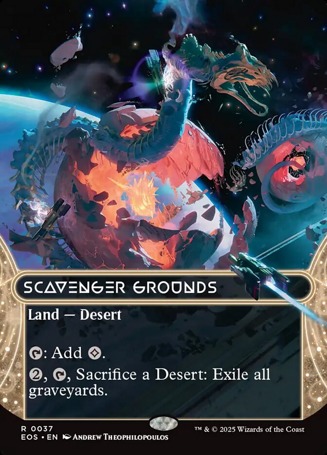 Scavenger Grounds 37/45 (Edge of Eternities: Stellar Sights)  - Borderless | Good Games Modbury