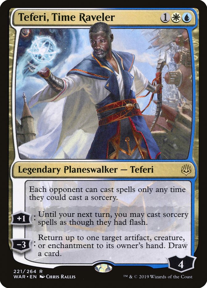 Teferi Time Raveler 221 (War of the Spark)  | Good Games Modbury