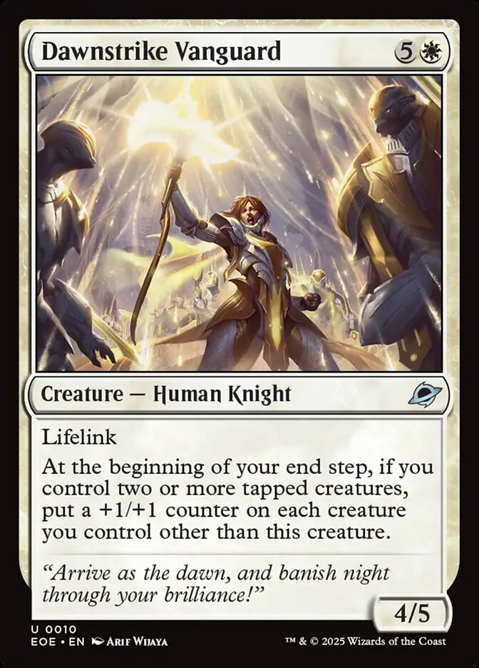 Dawnstrike Vanguard 10/276 (Edge of Eternities)  - Foil | Good Games Modbury