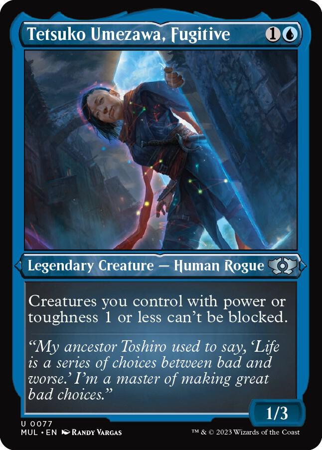 Tetsuko Umezawa, Fugitive 77 (March of the Machine: Multiverse Legends)  - Etched Foil | Good Games Modbury