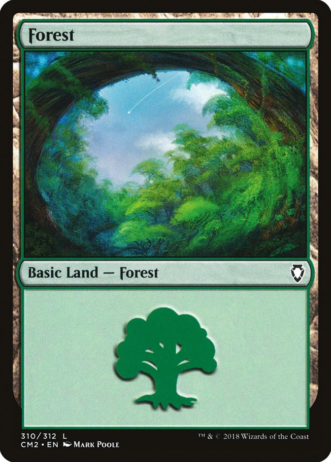 Forest 310/312 (Commander Anthology Volume II)  | Good Games Modbury