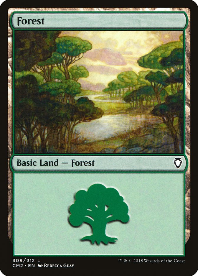 Forest 309/312 (Commander Anthology Volume II)  | Good Games Modbury