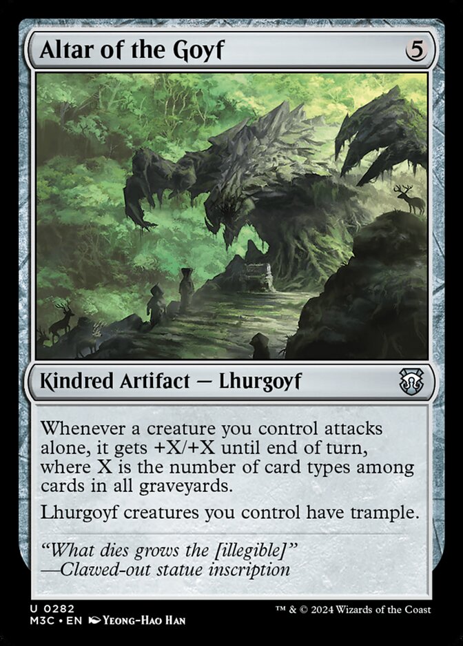 Altar of the Goyf 282/411 (Commander: Modern Horizons 3)  | Good Games Modbury