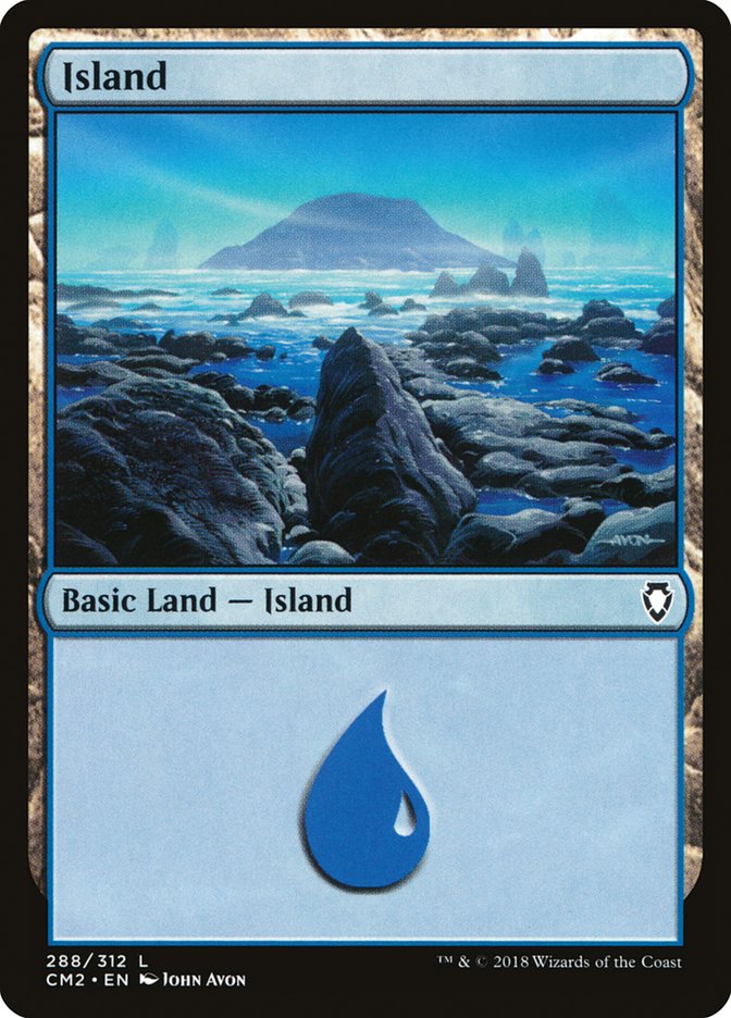 Island 288/312 (Commander Anthology Volume II)  | Good Games Modbury