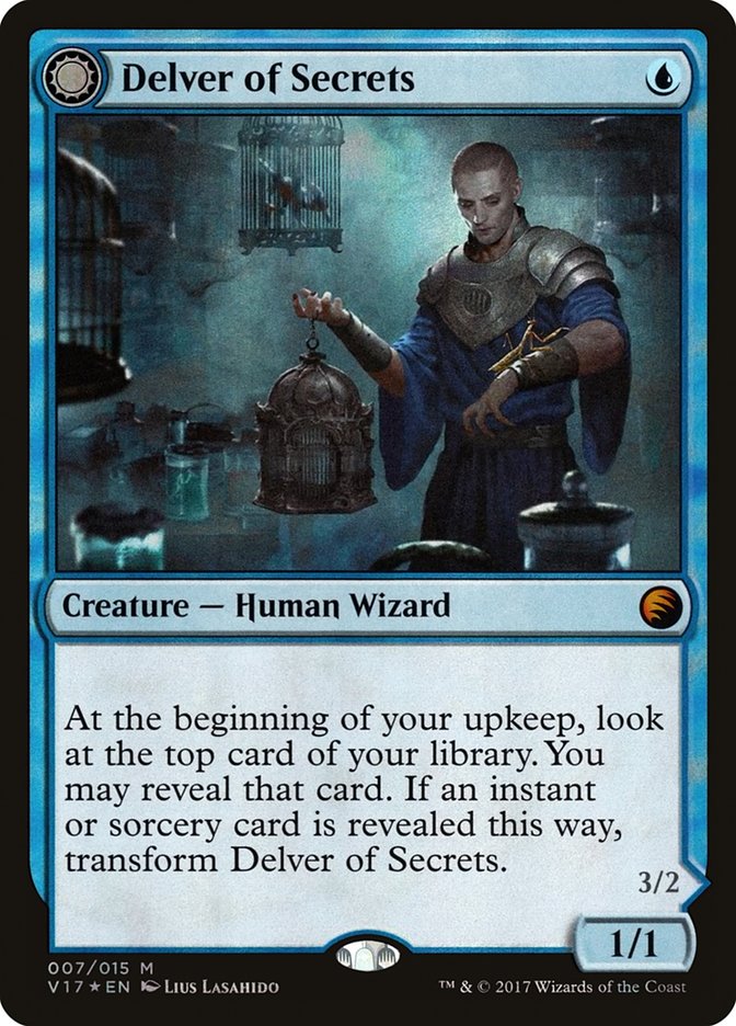 Delver of Secrets // Insectile Aberration 7/15 (From the Vault: Transform)  - Foil | Good Games Modbury