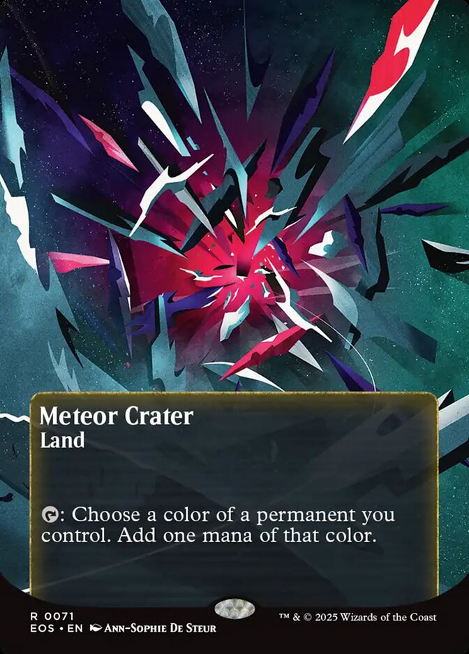 Meteor Crater 71/45 (Edge of Eternities: Stellar Sights)  - Borderless | Good Games Modbury