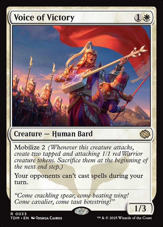 Voice of Victory 33 (Tarkir: Dragonstorm)  | Good Games Modbury