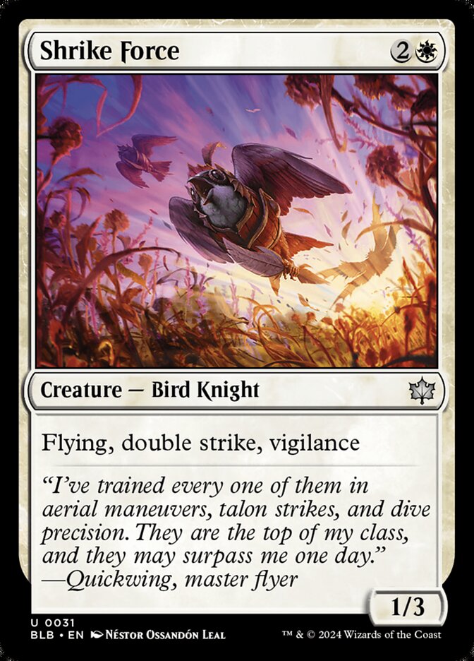 Shrike Force 31 (Bloomburrow)  - Foil | Good Games Modbury